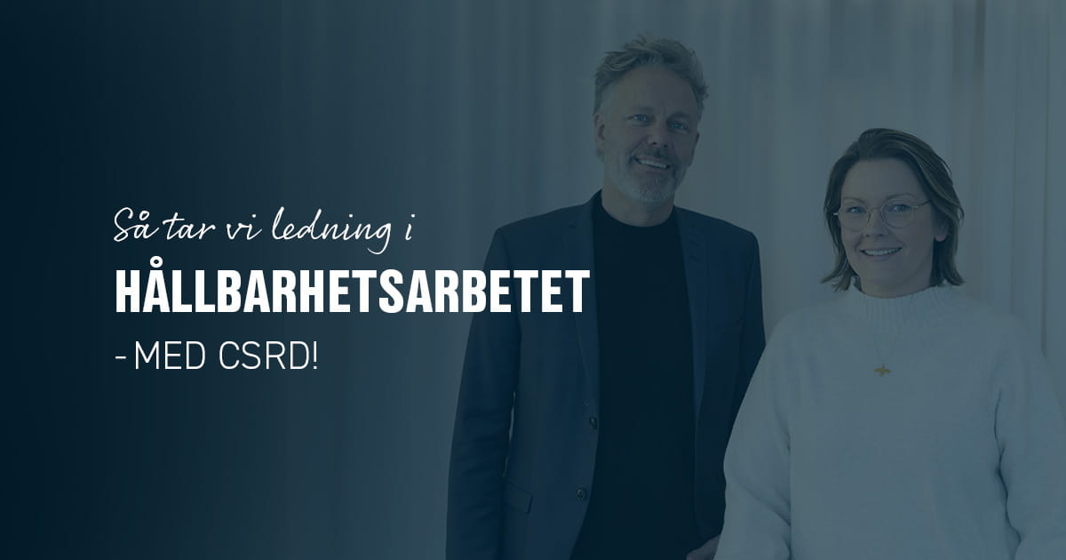 Vi uppmärksammas i Aktuell hållbarhet!