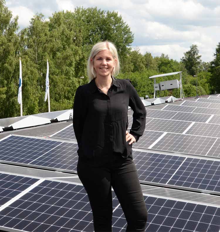 Caroline hållbarhetssamordnare