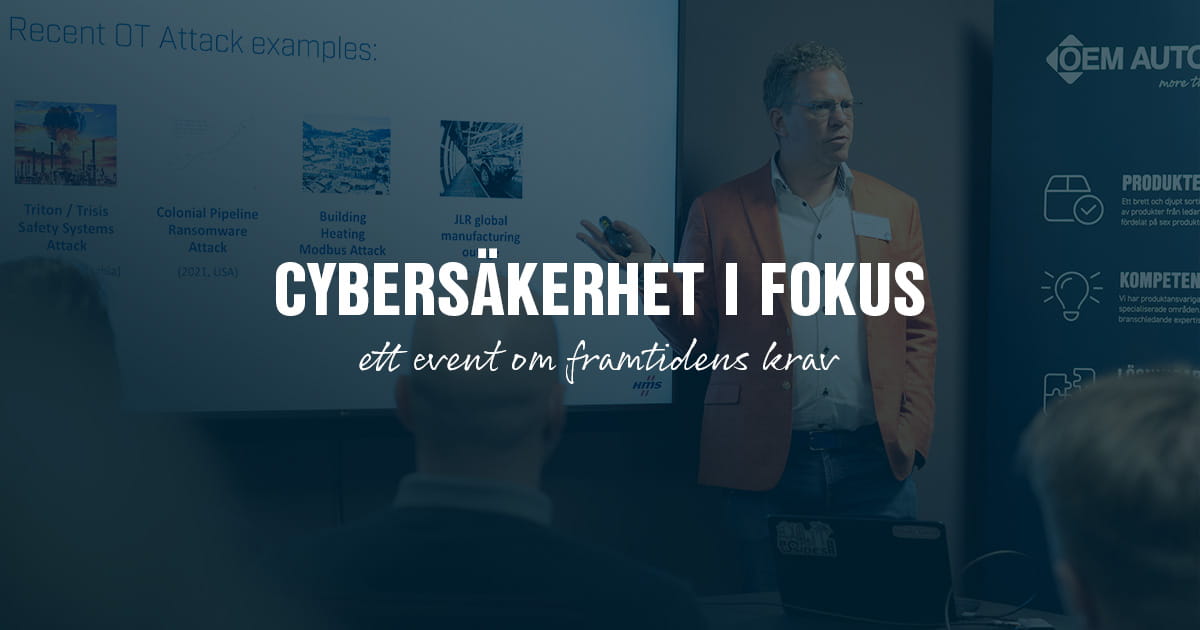 Vi samlade industrin kring cybersäkerhet – så möter du nya krav