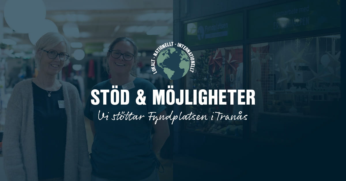 Vi stöttar Fyndplatsen – ett lokalt engagemang som skapar verkligt värde