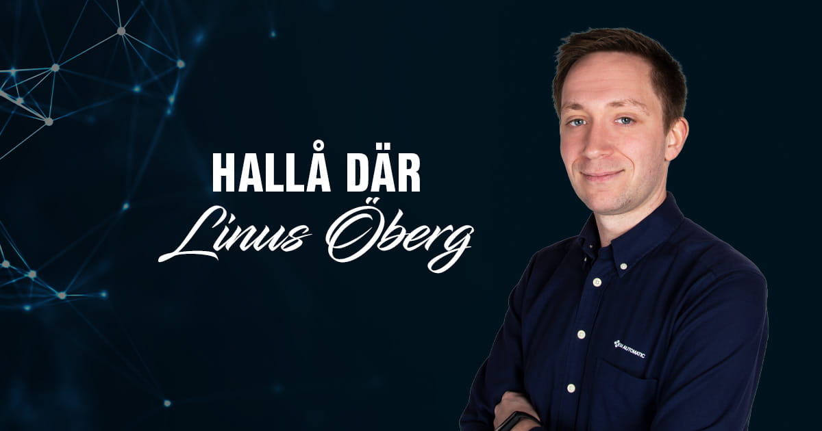 Hallå där Linus Öberg