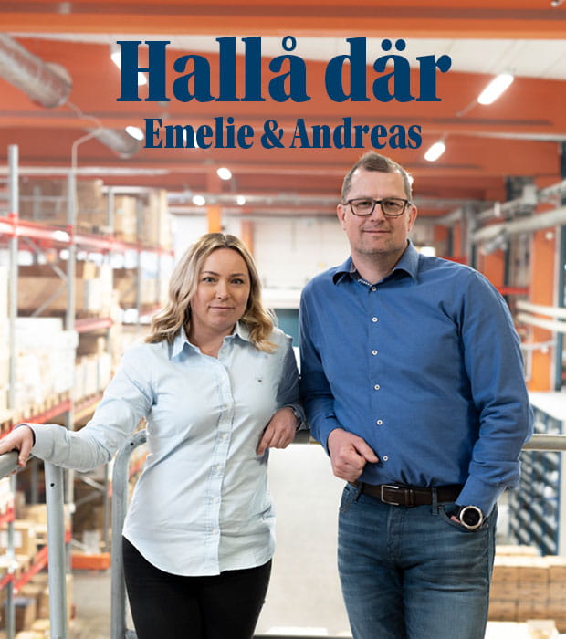 Hallå där med Emelie och Andreas