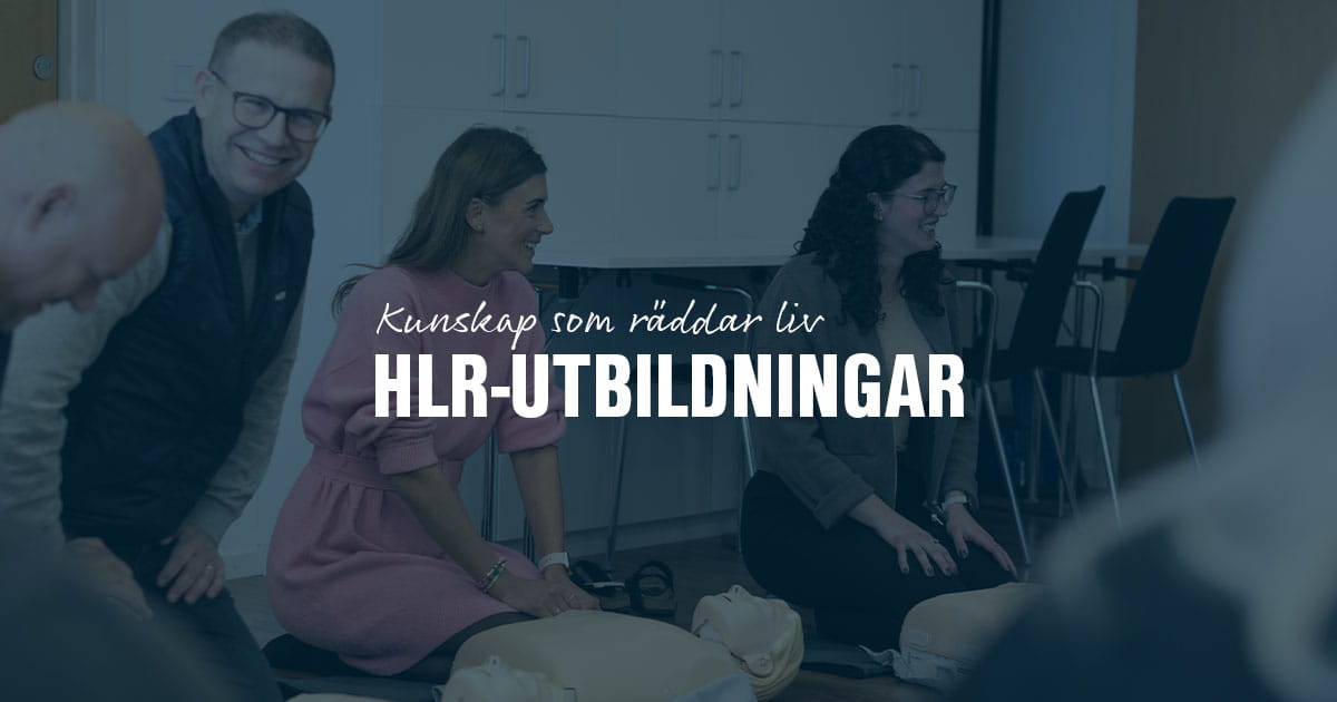 Vi utbildar oss inom HLR 