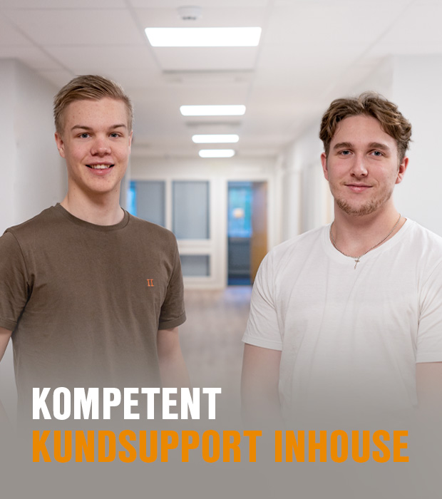 Kompetent kundsupport inhouse