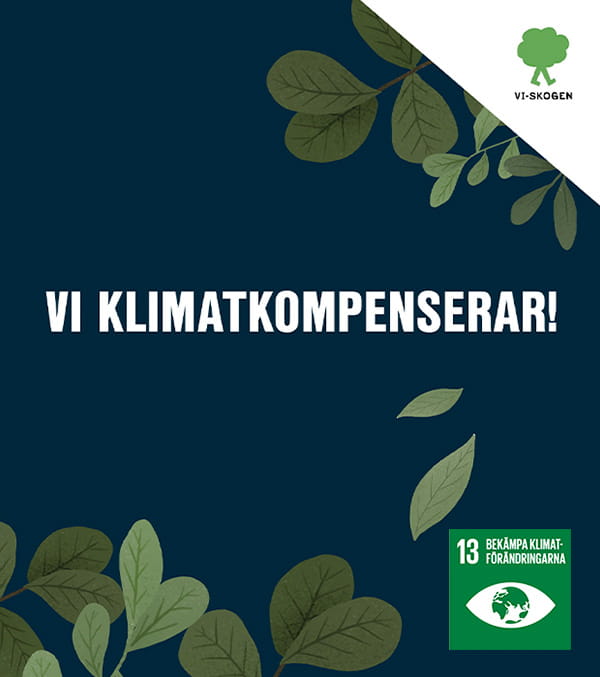 Vi klimatkompenserar