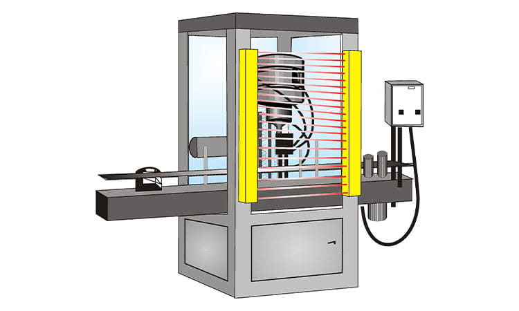 Fingerhandskydd ljusridå