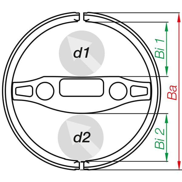 igus Triflex slitsad kedja