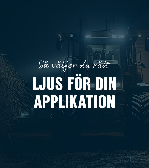 Ljusbild i arbetsbelysning – så väljer du rätt ljus för din applikation