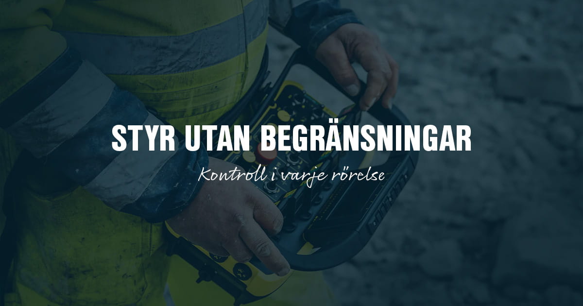 Radiostyrning för industrin – så väljer du rätt system