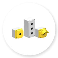 Tryckknapslådor i metall