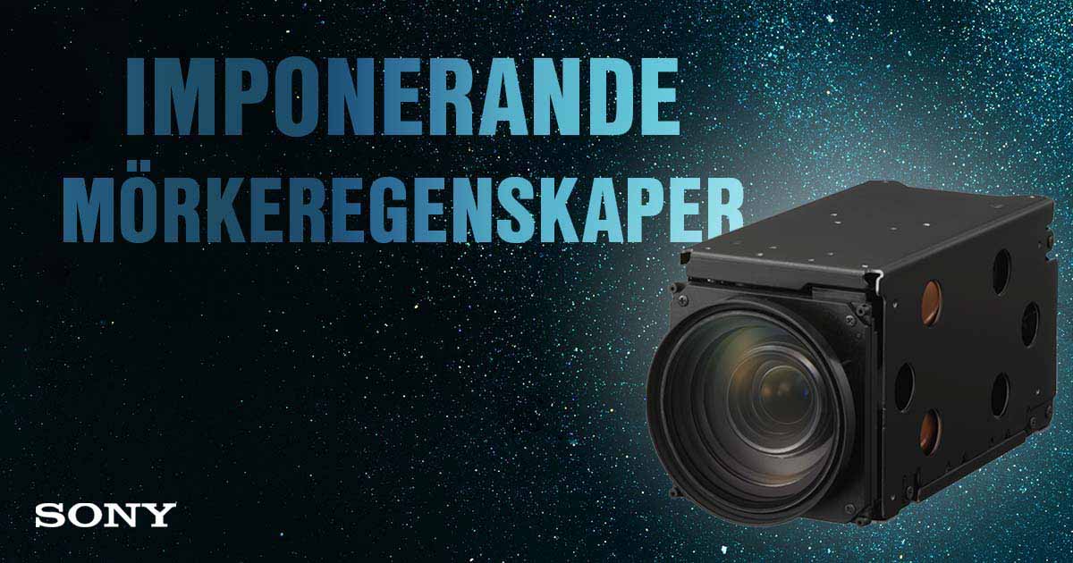 Imponerande mörkeregenskaper i Sonys nya blockkameror