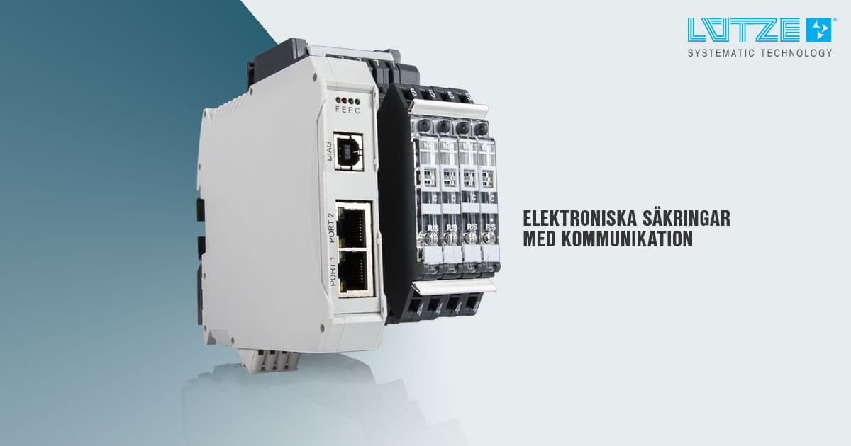 Elektroniska säkringar med ethernet