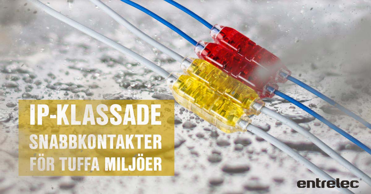 IP-Klassade snabbkontakter för tuffa miljöer