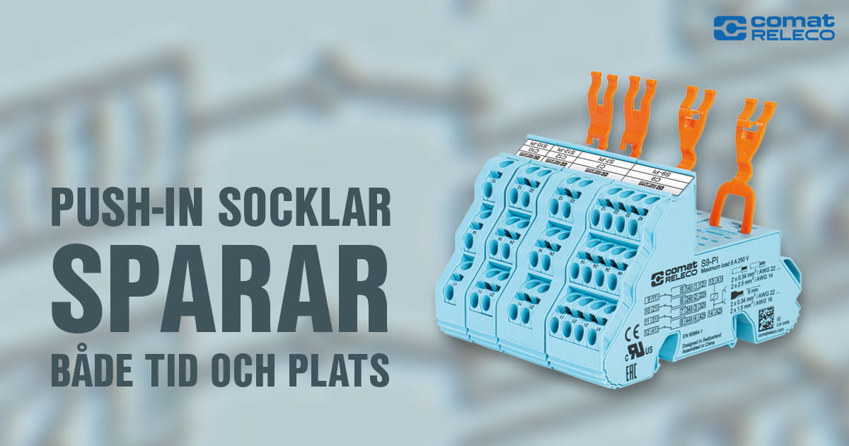 Push-in socklar som sparar både tid och plats