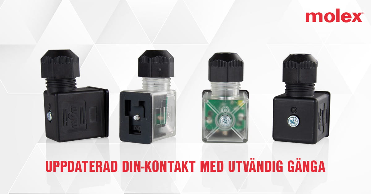 molex uppdaterar din kontakt