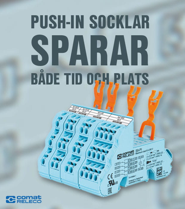 Push-in socklar som sparar både tid och plats