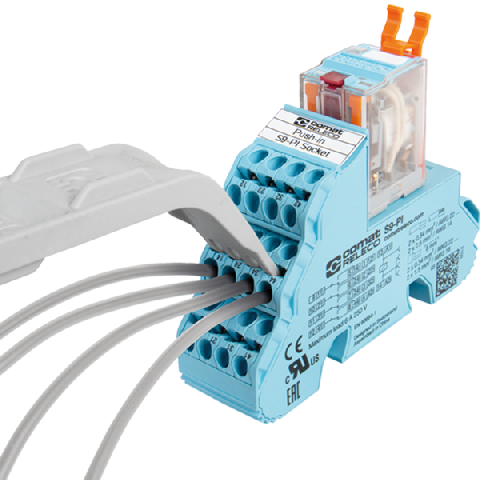 Snabb kabelanslutning med push-in sockel