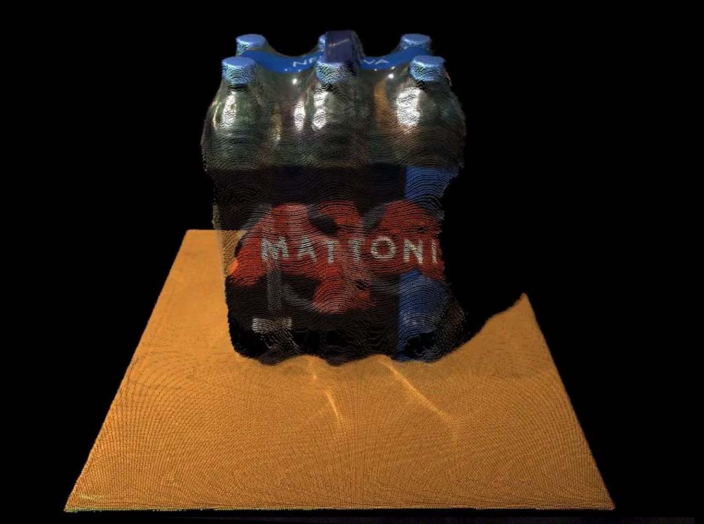 MotionCam3D Photoneo Transparent skanning lager