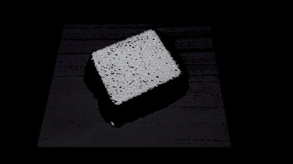 MotionCam3D Photoneo Scan Bubbelplast Before