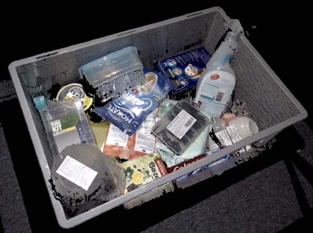 MotionCam3D Photoneo Transparent skanning