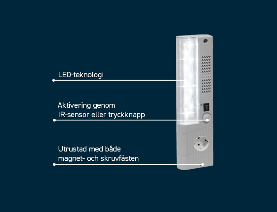 uspar LED-belysning från Stego