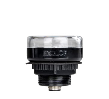 Panelmonterad RGB lampa flat lins Exolöf