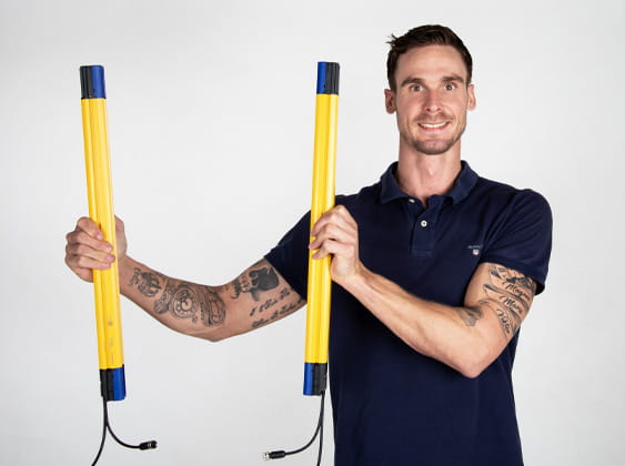 Oskar med SH4 – en serie ljusridåer från Datasensing 