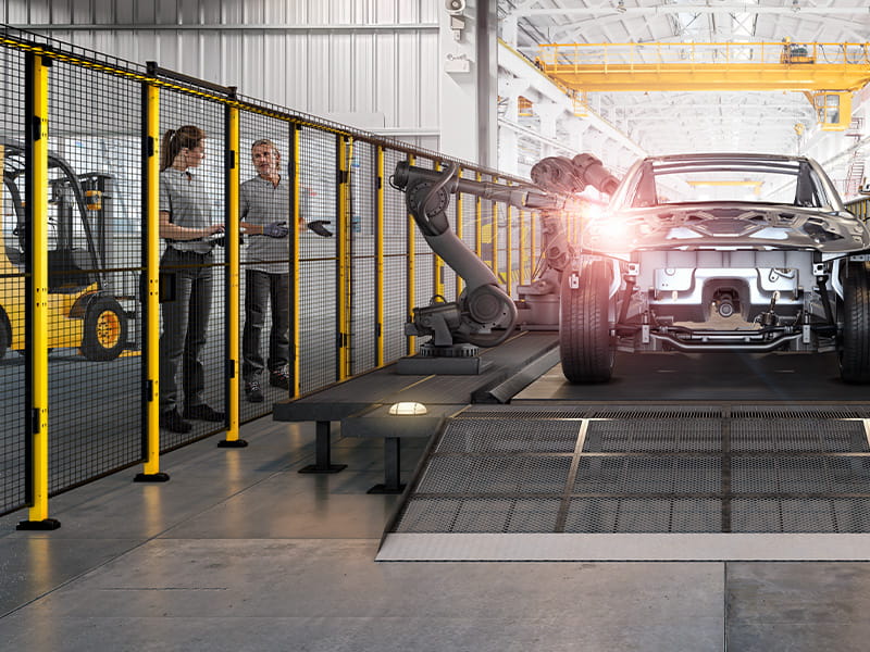 X-Guard maskinskydd – flexibla och säkra staketsystem för industrin