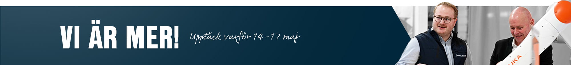 upptäck varför vi är mer på Elmia Automation