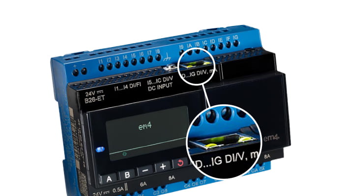 em4 local Ethernet är en ny medlem i Crouzets populära sortiment av micro-PLC