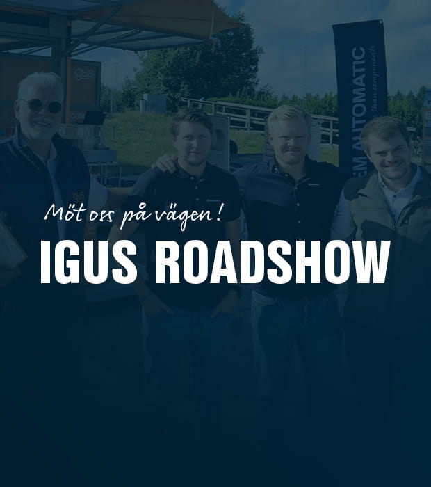 Möt oss på vägen – igus roadshow skapar möjlighet på plats!