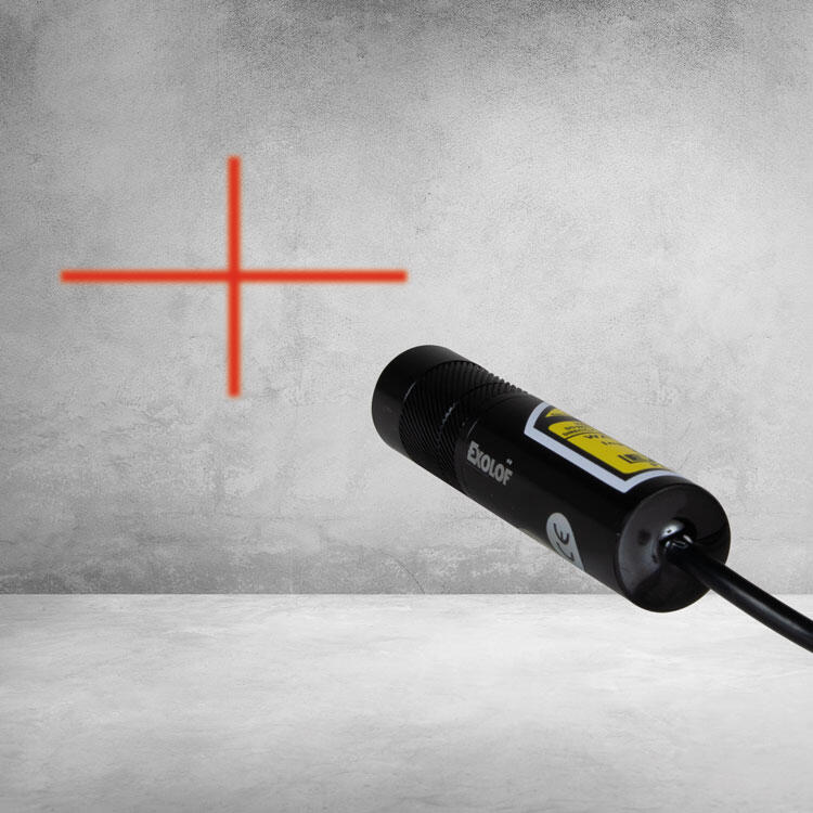 Industriell laser röd krysslaser Exolöf