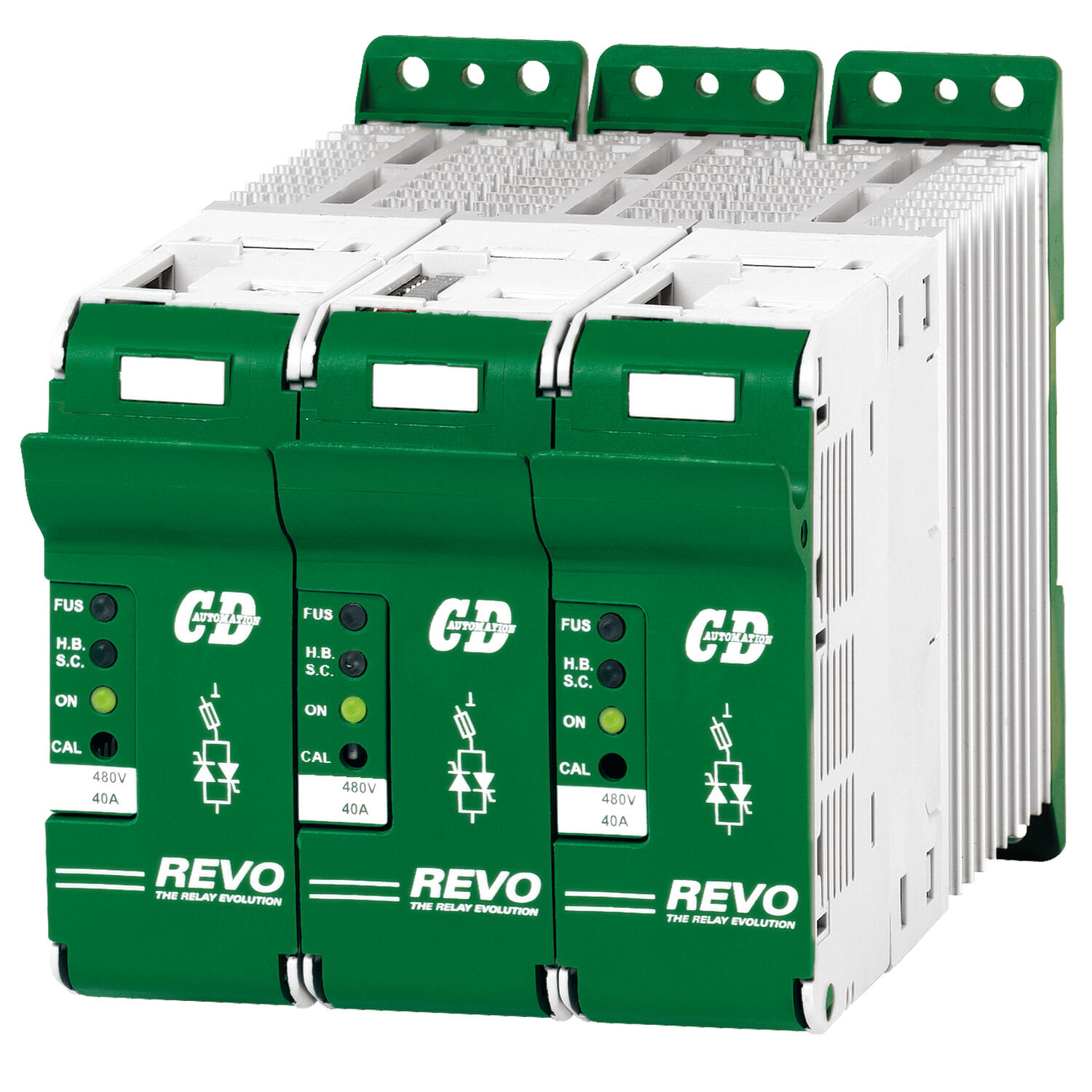 Tyristorstyrning Revo S trefas, 30-40 A